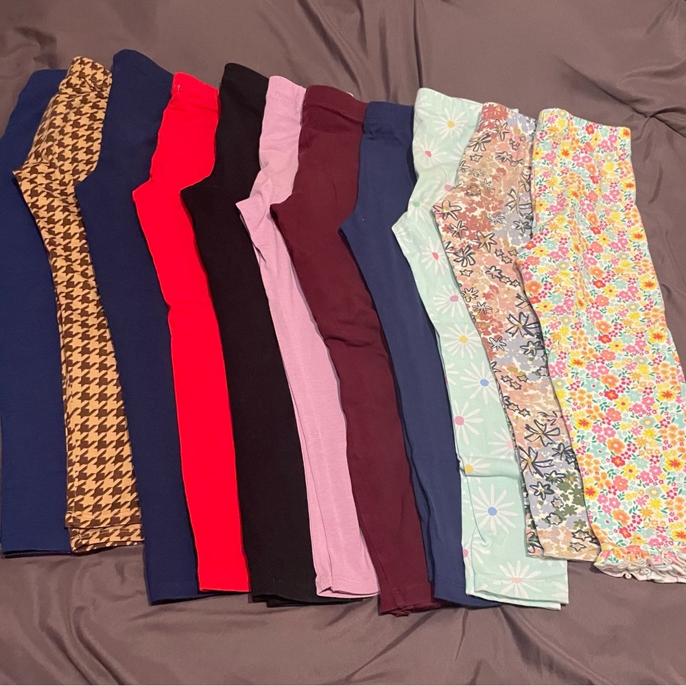 Kids Colorful Leggings Set